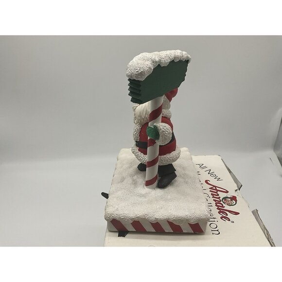 Annalee Mantel Collection Vintage Santa Stocking Holder in Original Box - Picture 11 of 14